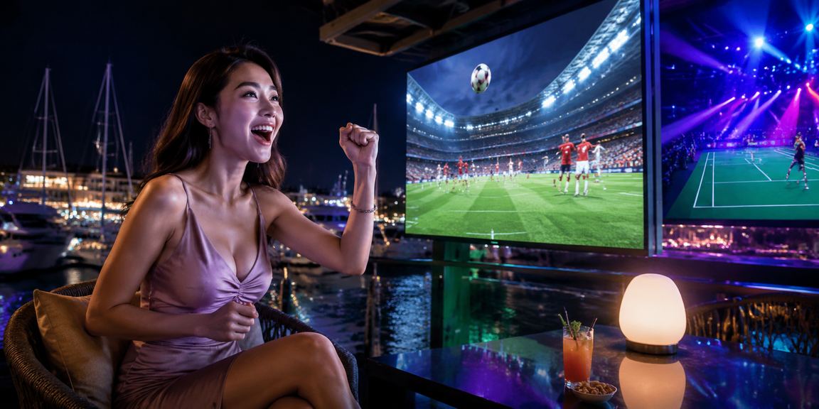 Malaysian football fans enjoying live Sports Betting in Langkawi