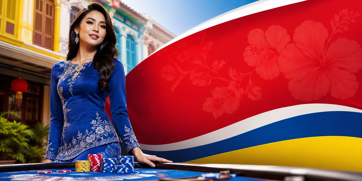 Pengguna wanita berbaju kurung di Pulau Pinang menikmati hiburan kasino dalam talian